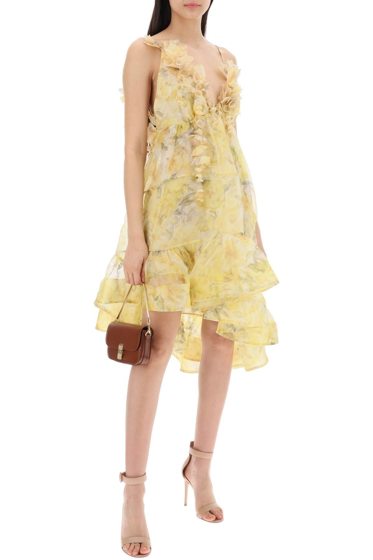 Zimmermann HARMONY ASYMMETRICAL DRESS - 9878DS242YELPEO | REVERSIBLE