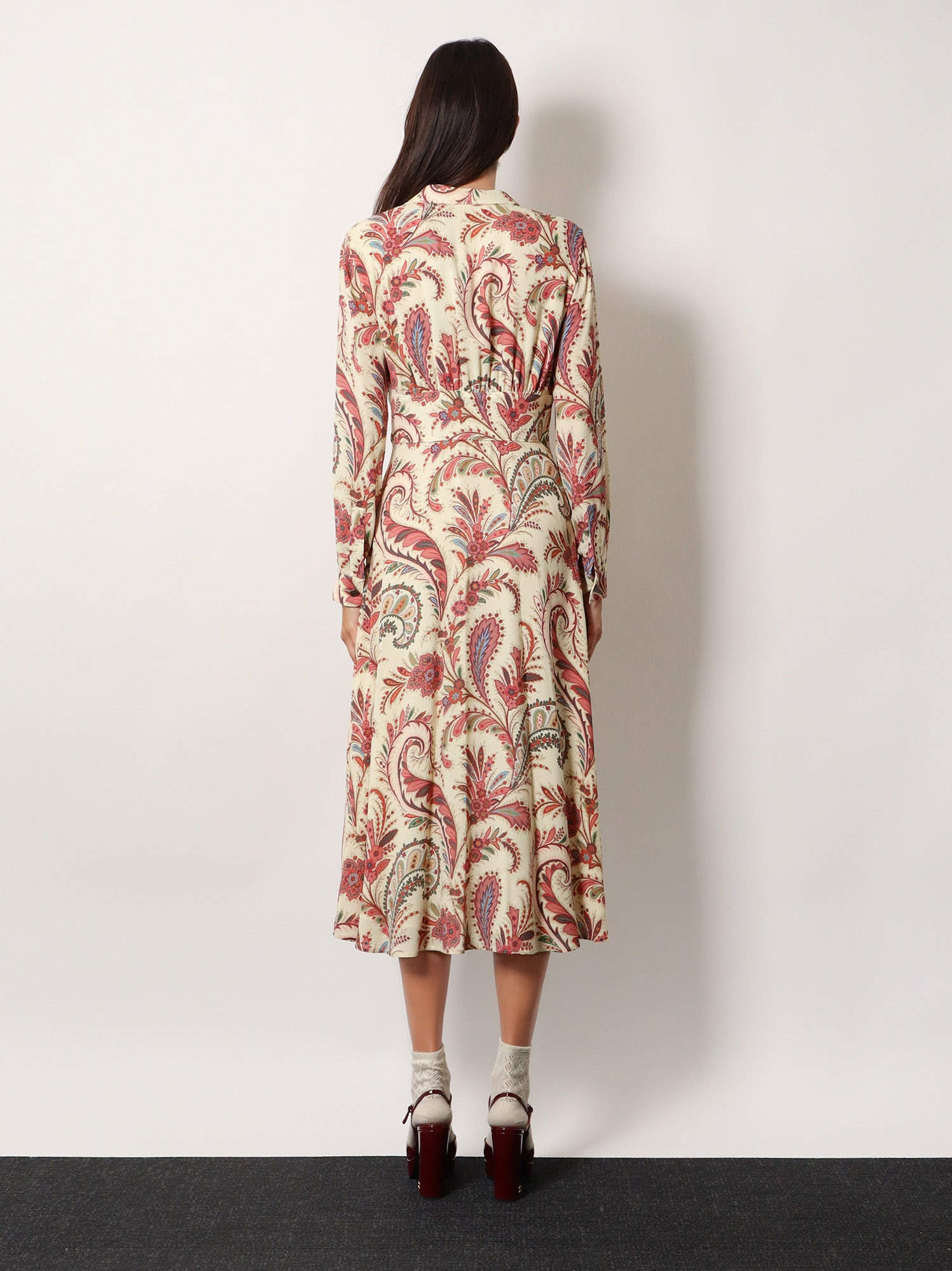 Multicolor Viscose Chemisier/Dress - 3