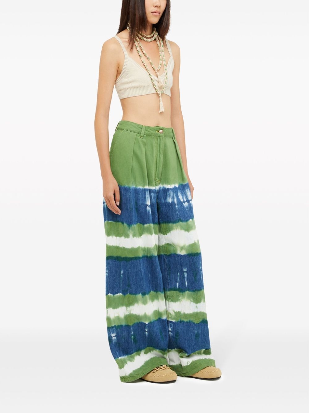 Magic Journey tie-dye jeans - 3
