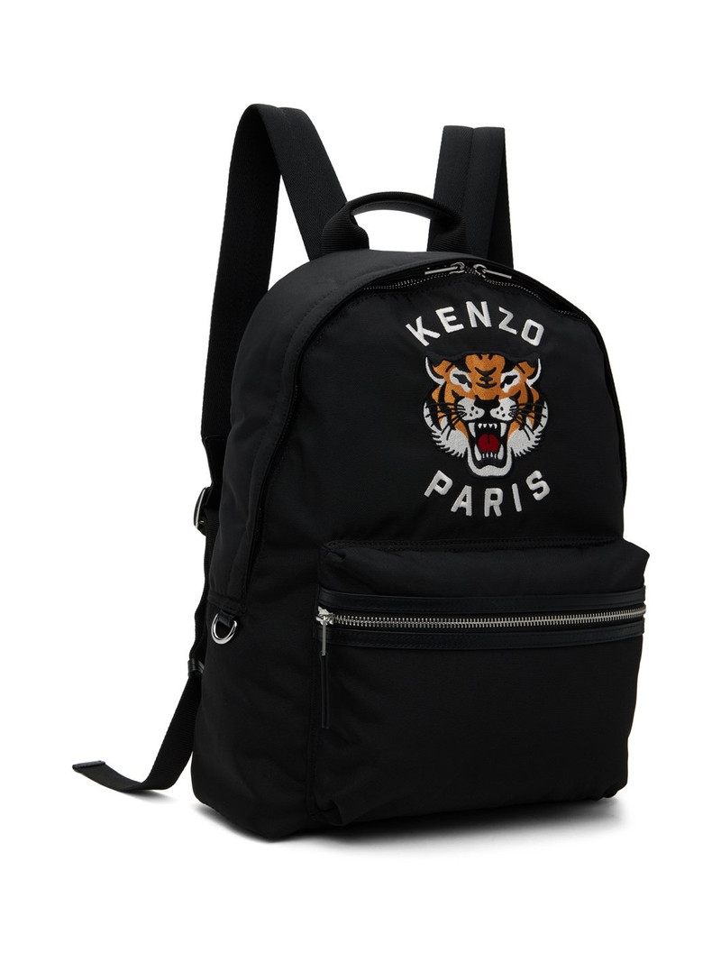 KENZO Black Kenzo Paris 'KENZO Varsity' Embroidered Backpack outlook