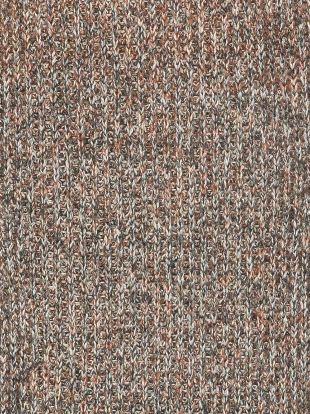 mélange-effect ribbed scarf - 2
