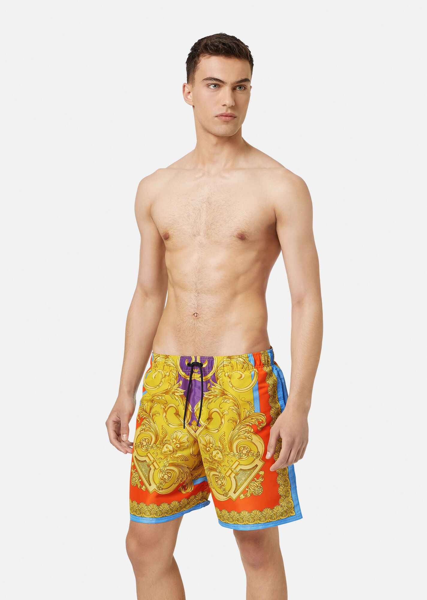 Barocco Goddess Mid-length Swim Shorts - 2