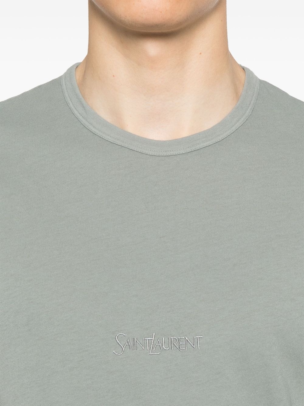 logo-embroidered T-shirt - 4