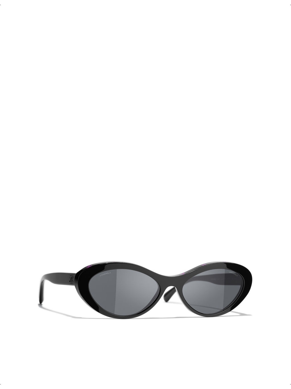 CH5416 oval-frame acetate sunglasses - 2