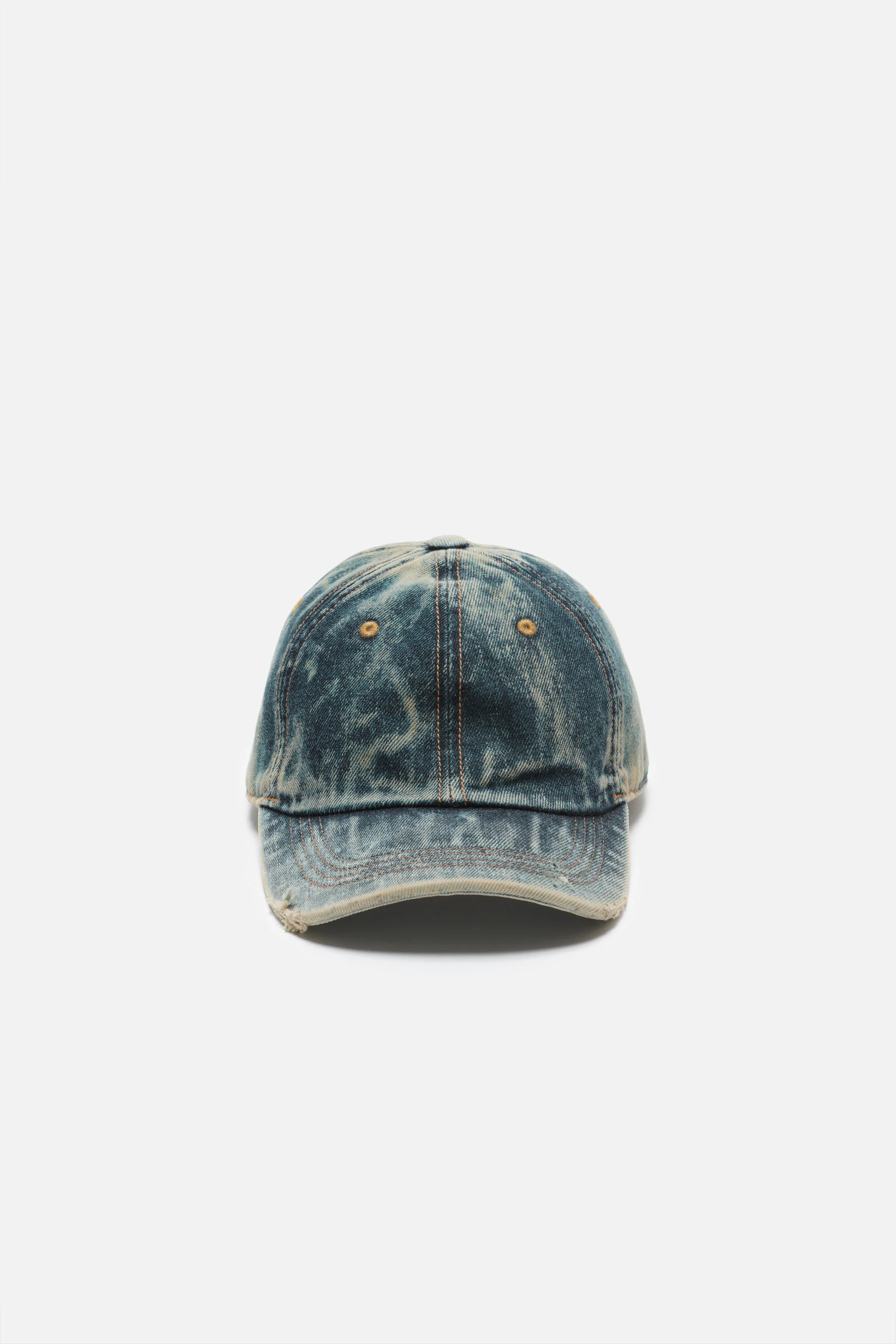 Denim logo cap - Mid blue - 1