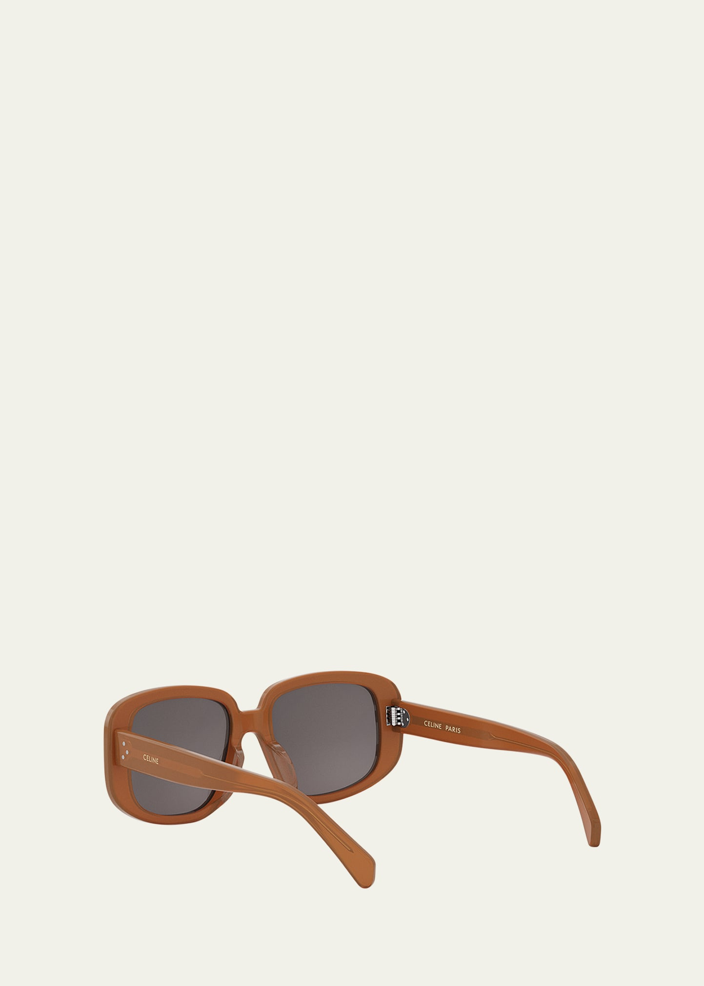 Bold 3 Dots Acetate Shield Sunglasses - 4