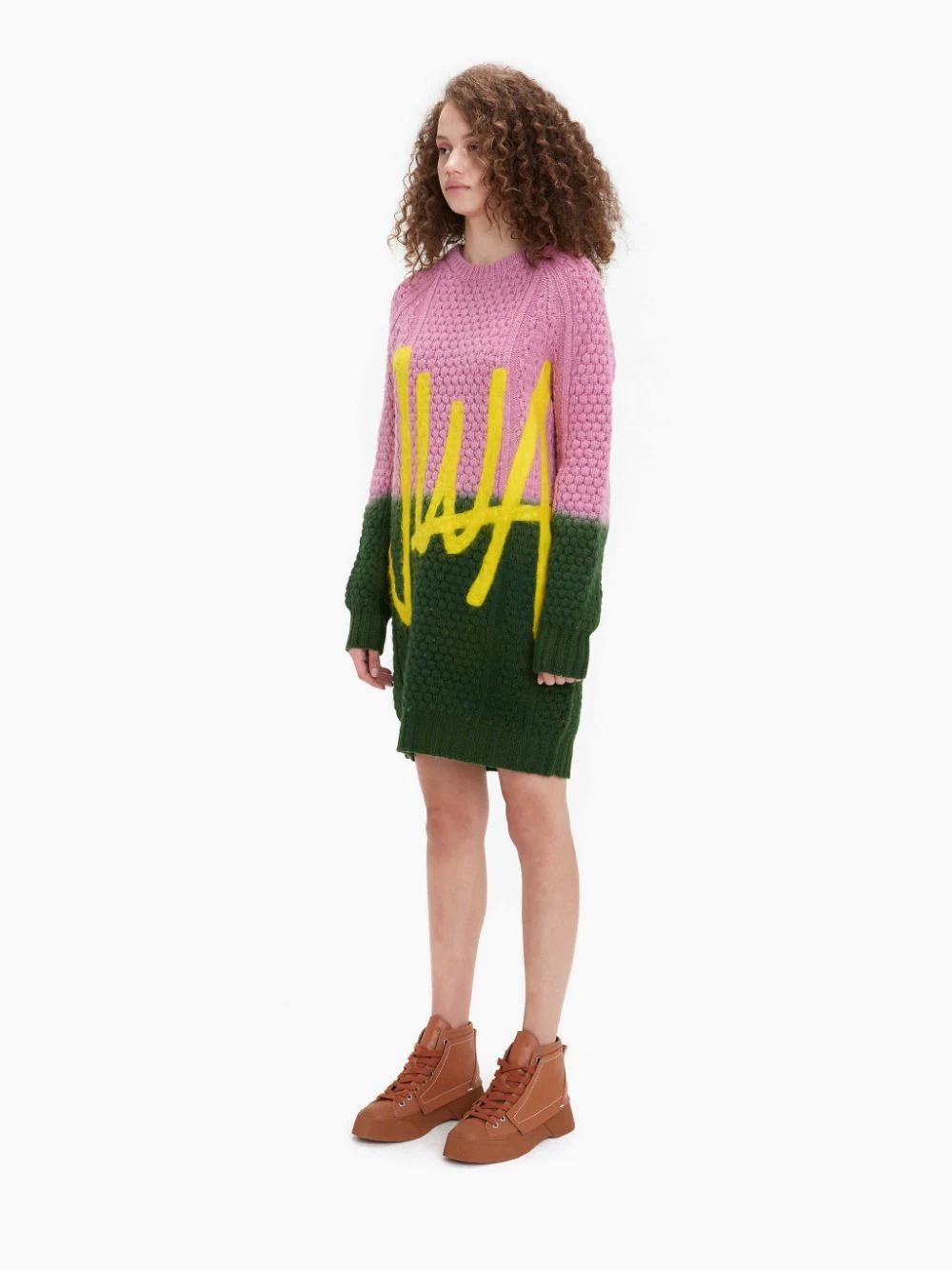 JWA CABLE CREWNECK MINI DRESS - 3