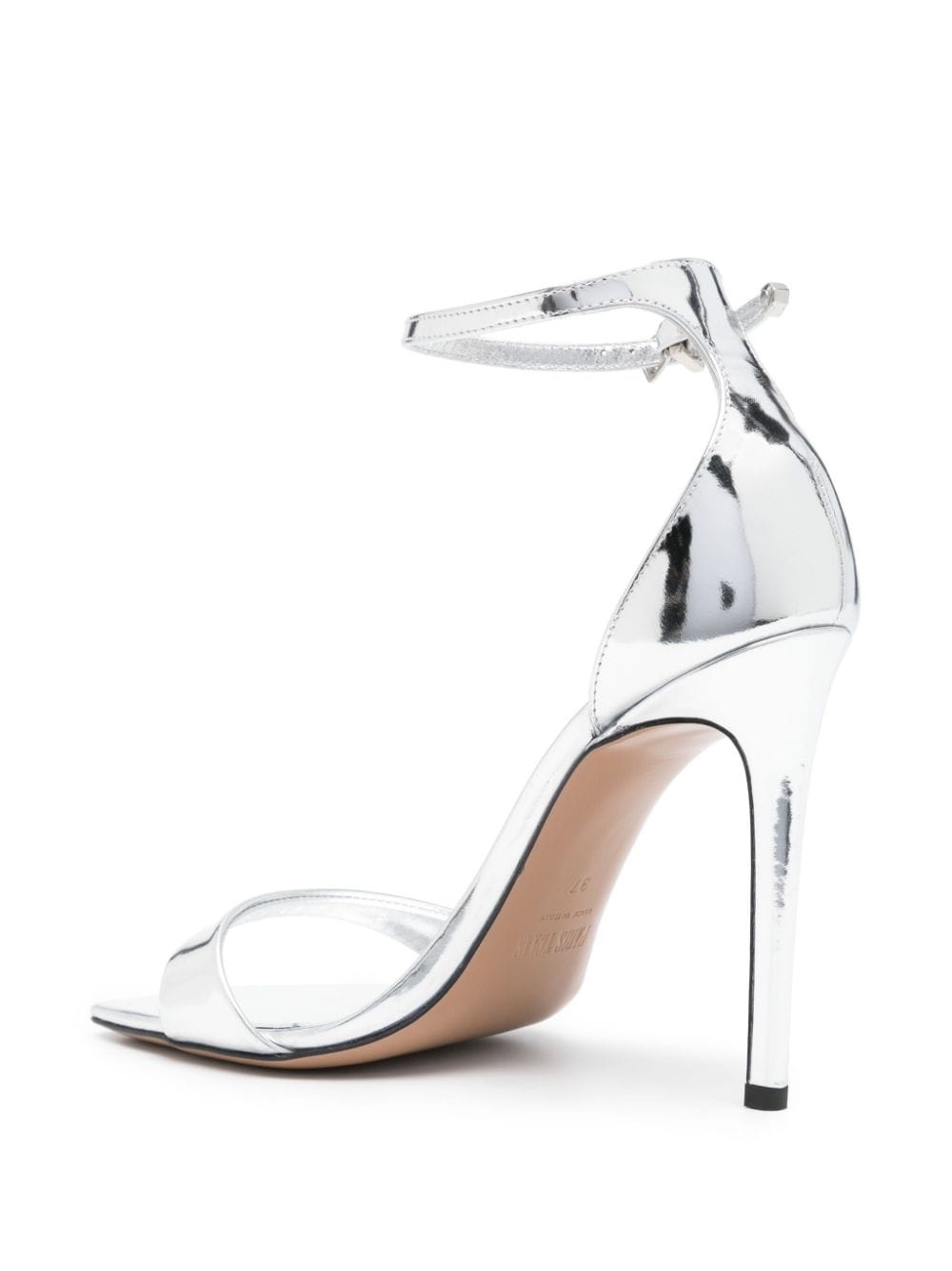 105mm patent leather sandals - 3