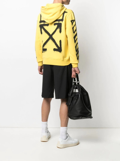 Off-White Spray marker slim-fit hoodie outlook