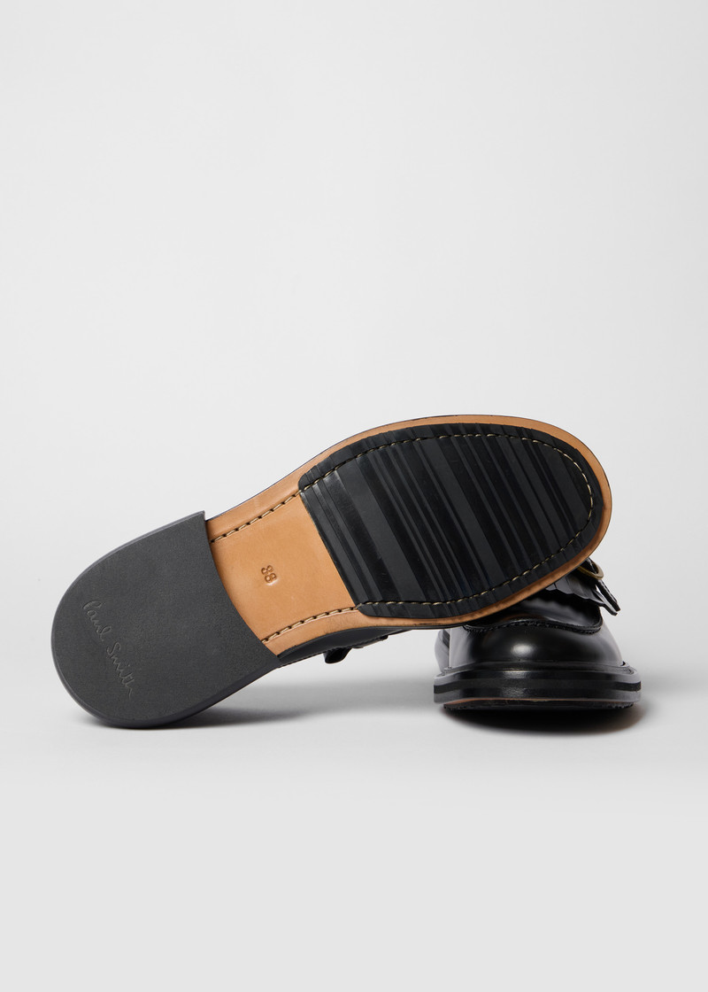 Paul Smith Women's 'Belinho' Black Leather Loafers outlook
