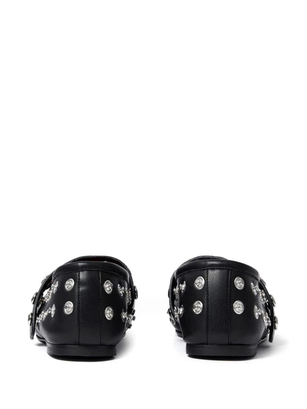 Studded Ballet Flats - 3