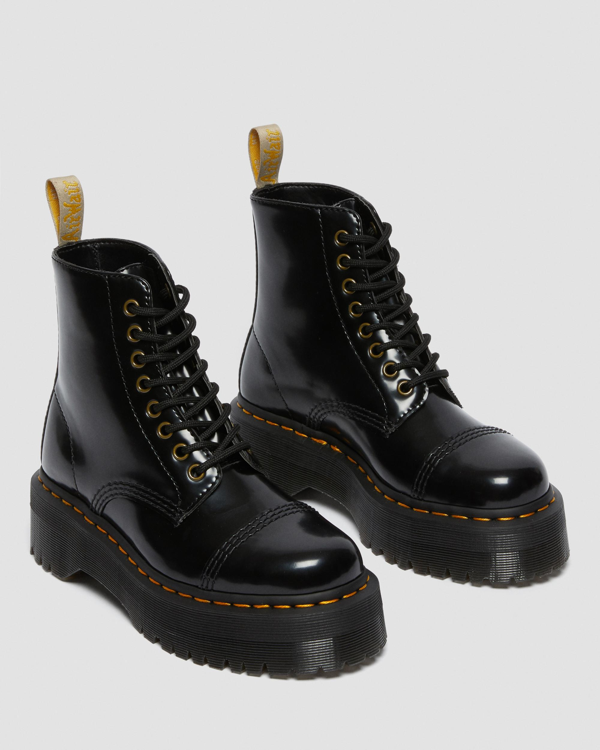 Vegan Sinclair Platform Boots - 8