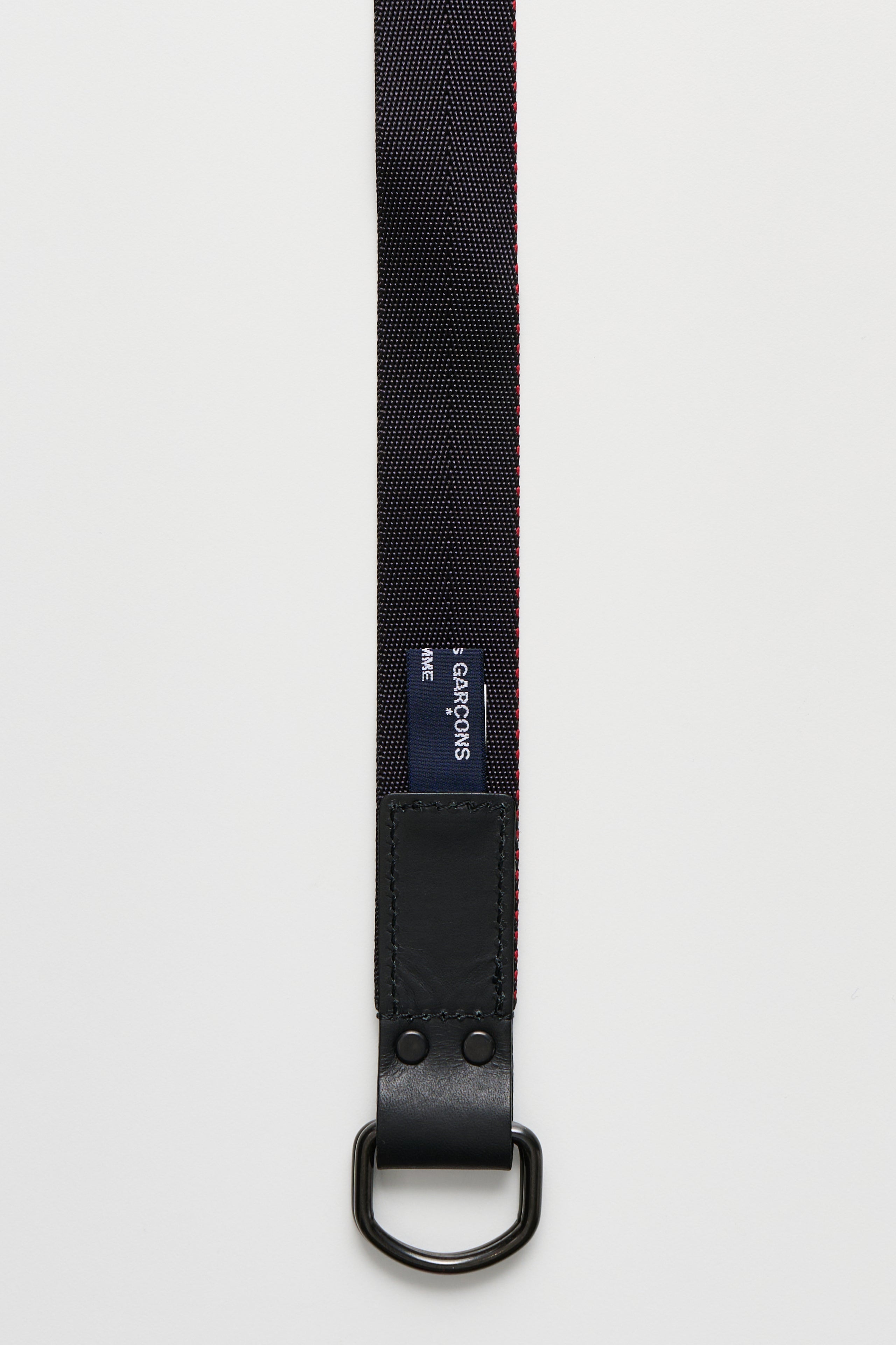 COMME DES GARÇONS HOMME LOGO BELT BLACK - 3