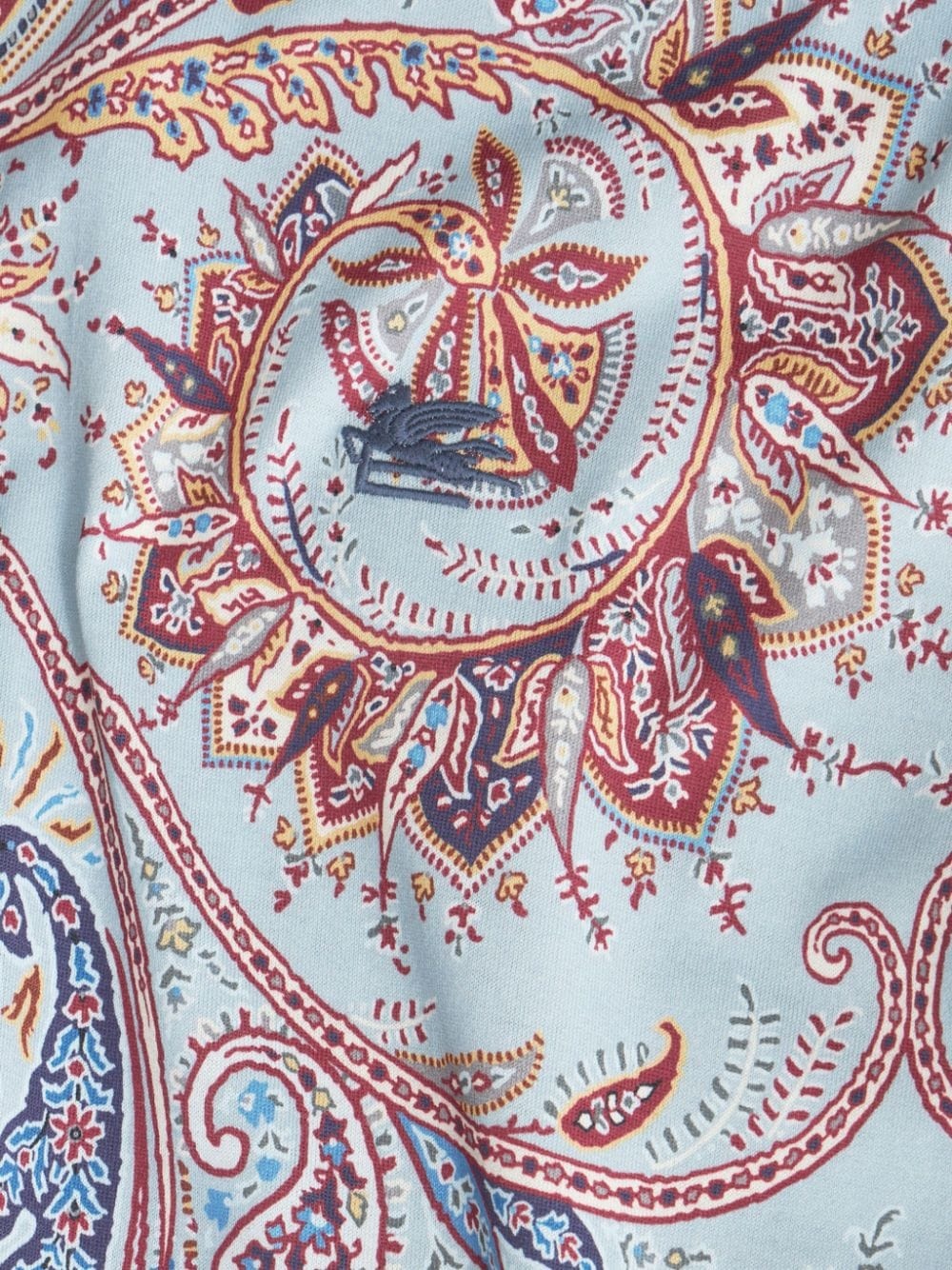 paisley-print cotton T-shirt - 5
