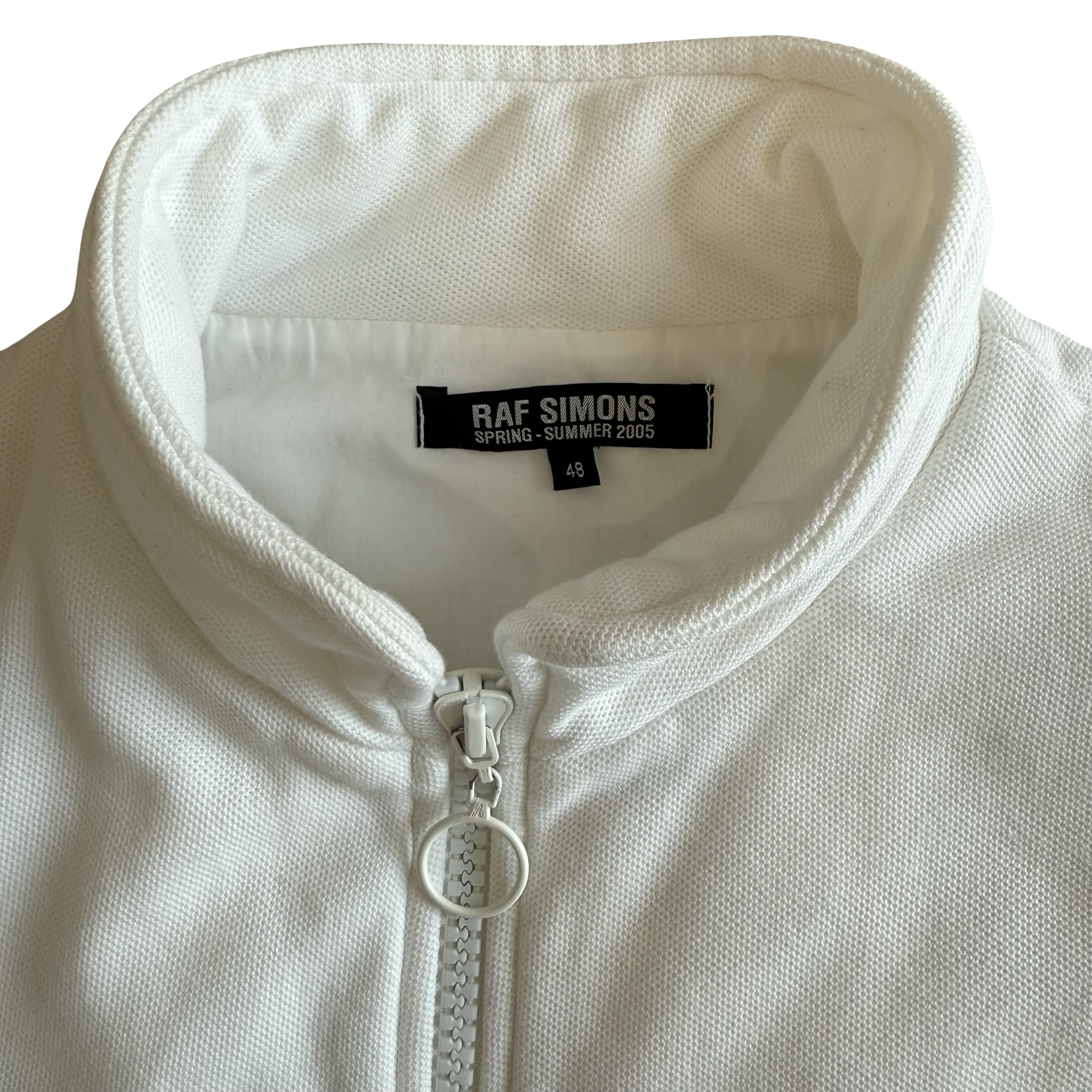 Raf Simons R Emblem Zip-up Vest SS05 SZ 48 - 2