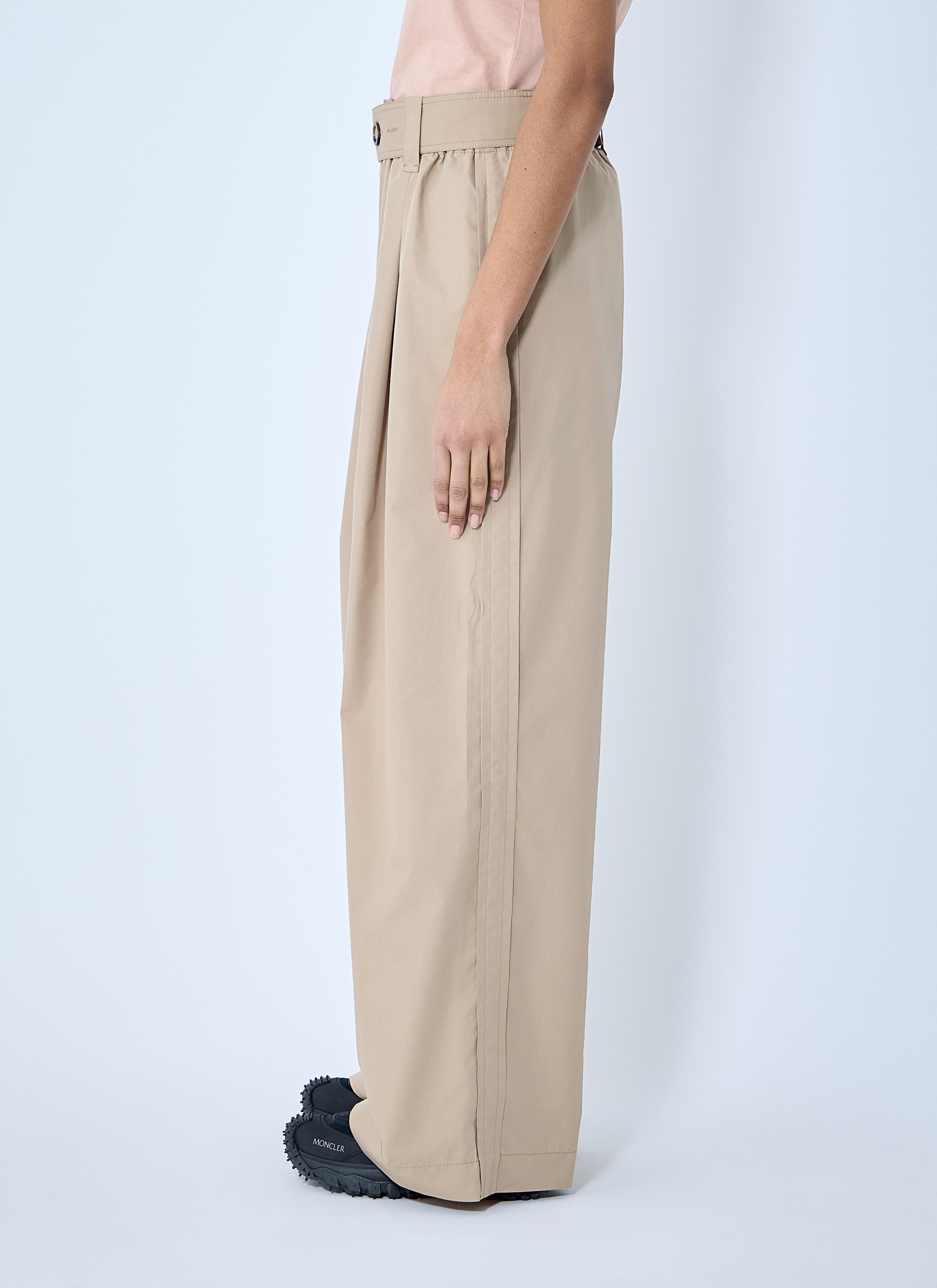 Moncler Women Belted Gathered Pants - 3