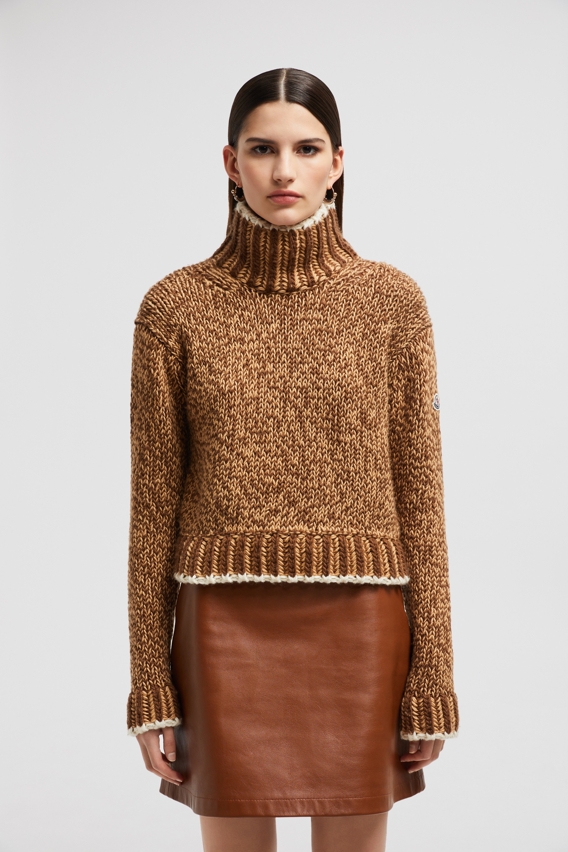 Wool Blend Turtleneck Sweater - 3