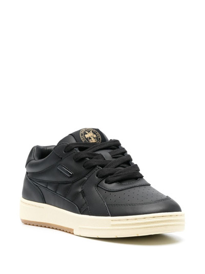 Palm Angels University quilted leather sneakers outlook