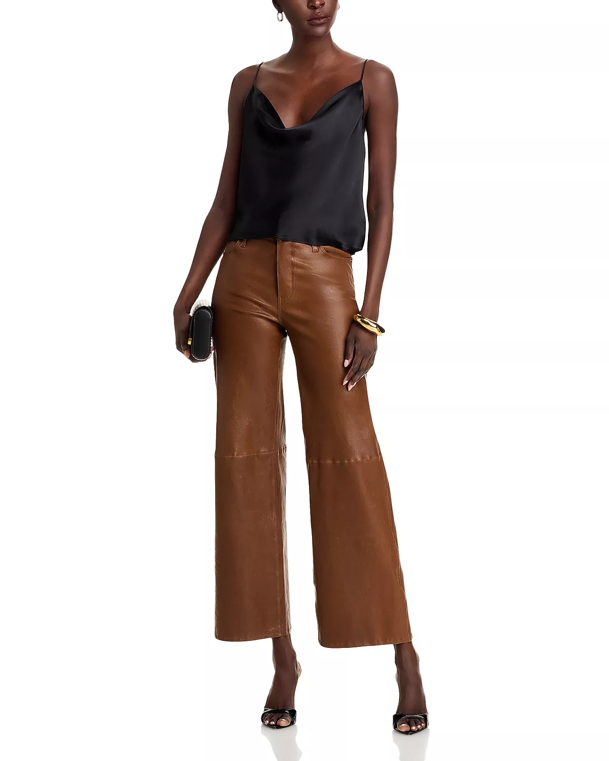 Calista Silk Cowl Neck Camisole - 2