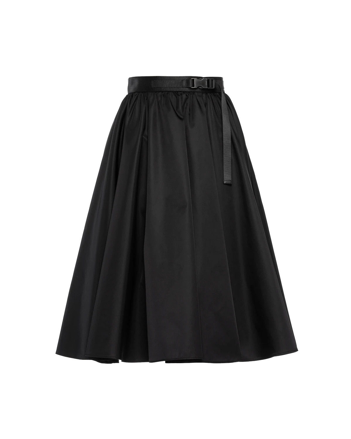 Re-Nylon Gabardine full skirt - 1