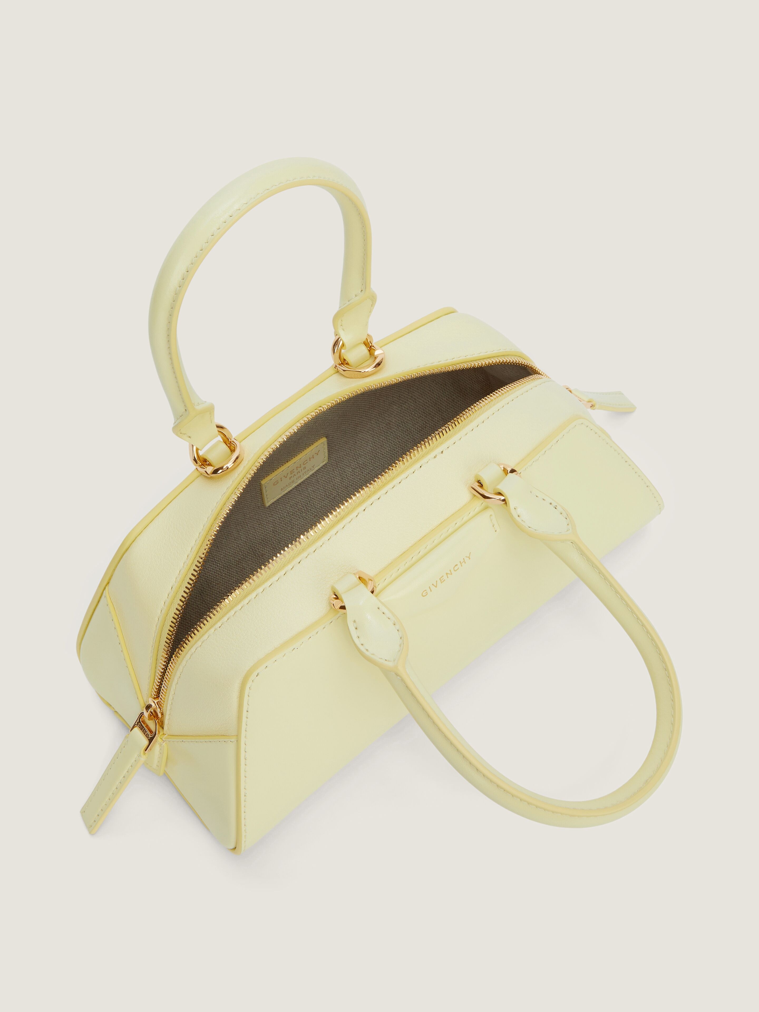 MINI ANTIGONA CUBE EAST-WEST BAG IN BOX LEATHER - 5