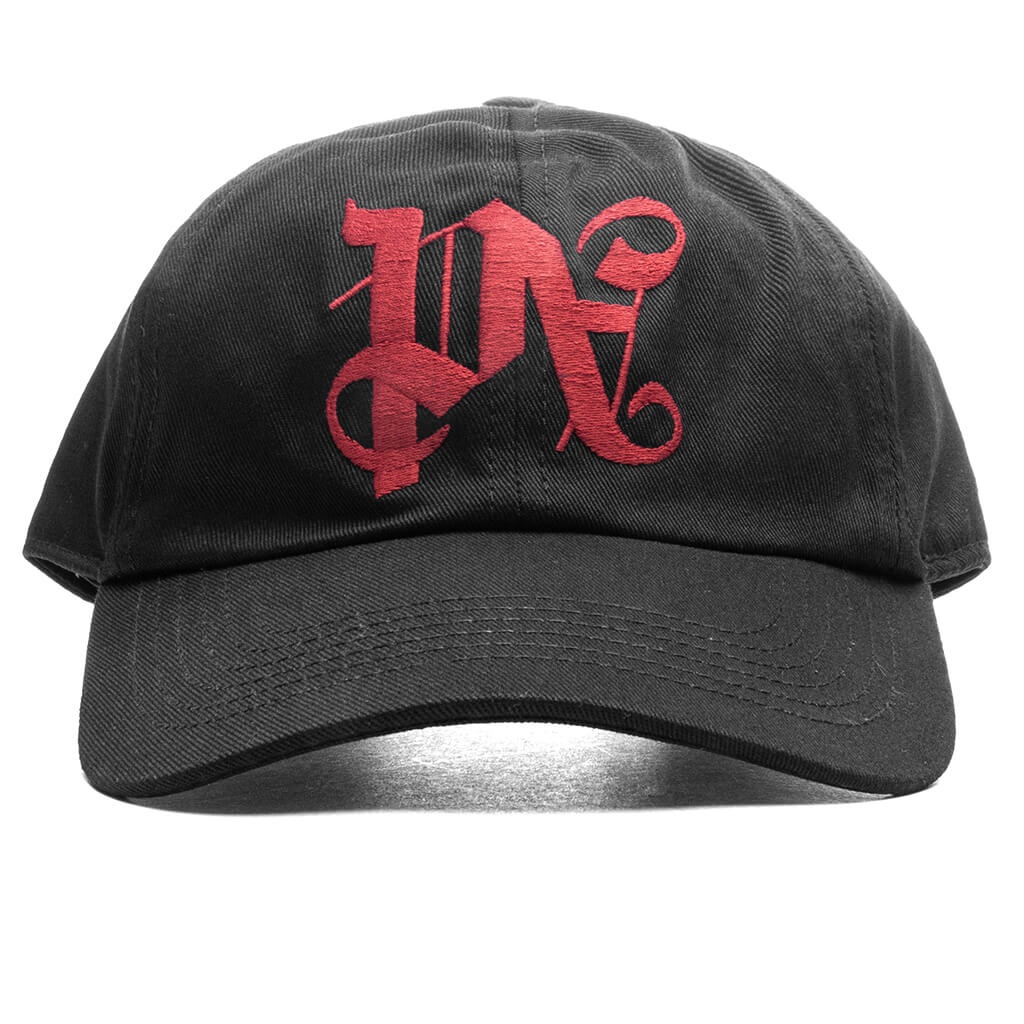 PA MONOGRAM EMBROIDERED CAP - BLACK DARK - 1