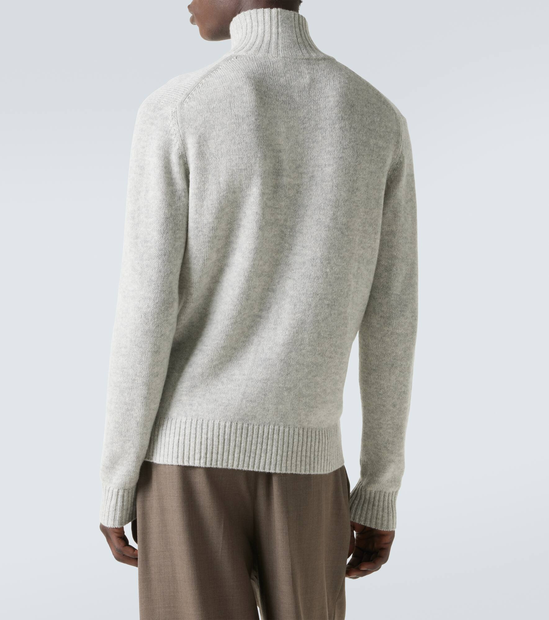 Wool and cashmere turtleneck sweater - 4