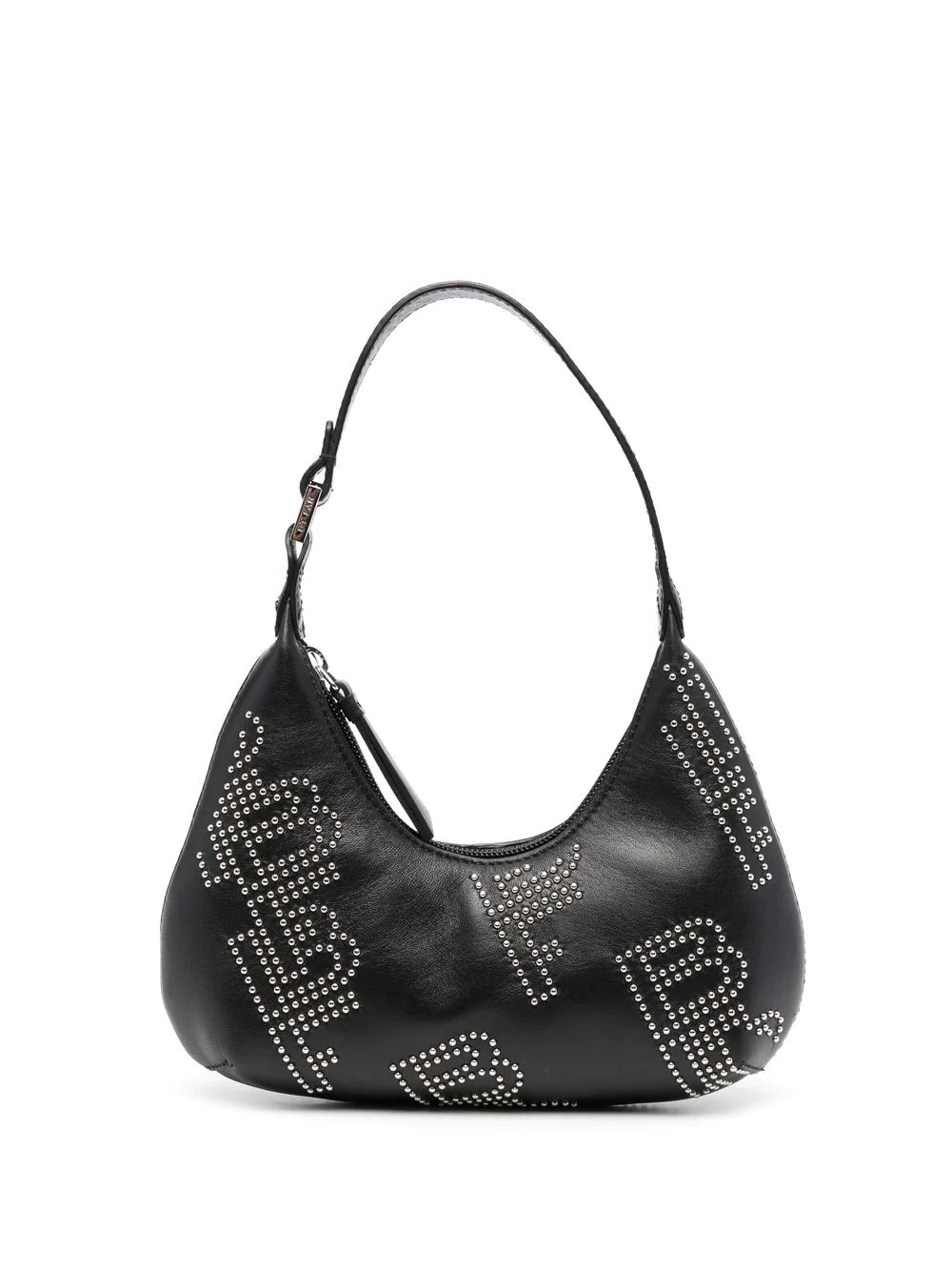 stud-embellished leather tote bag - 1