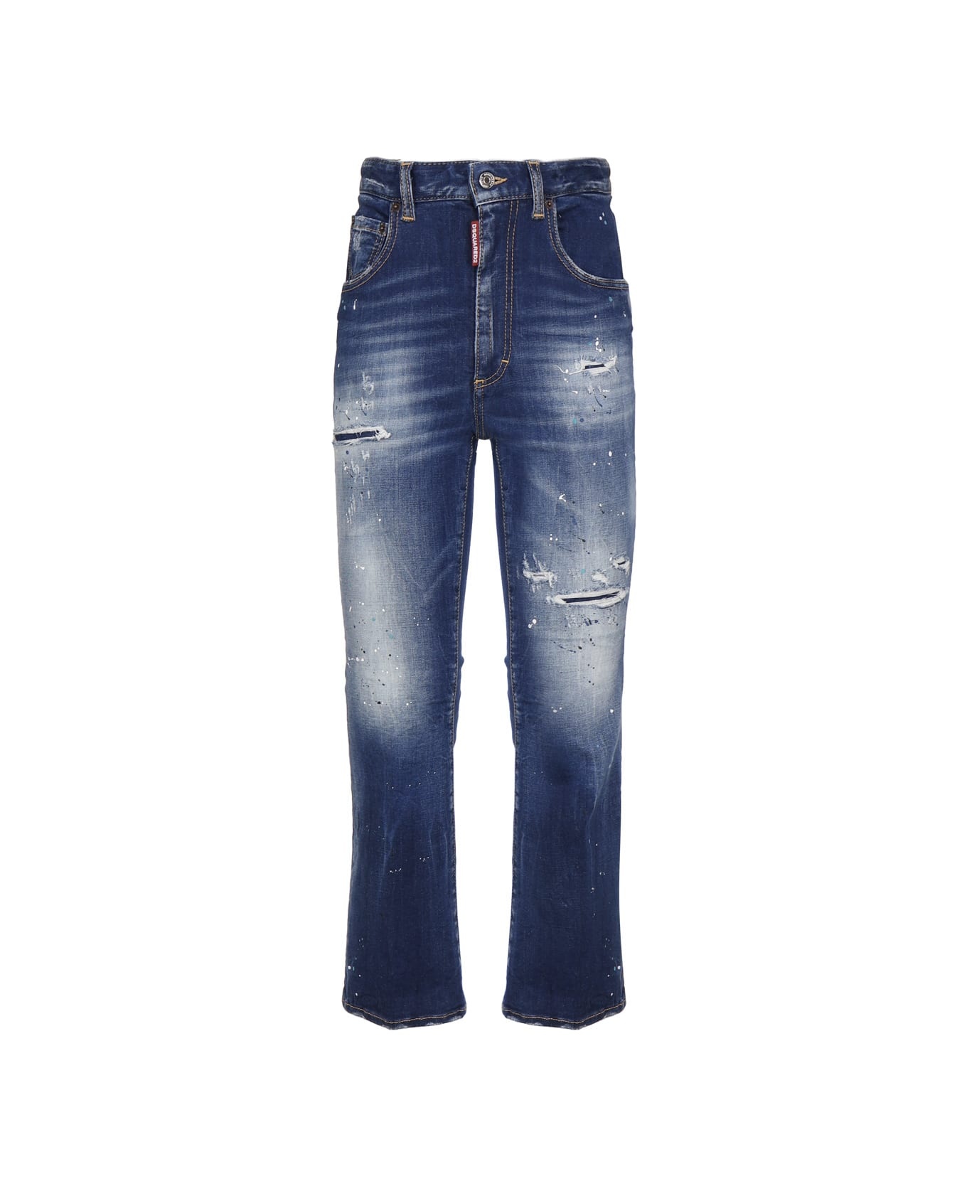 Cropped Flared Jeans - 1