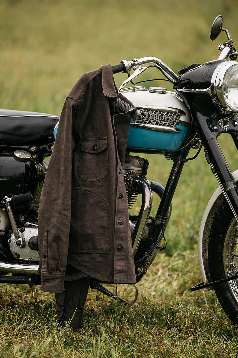 HIROSHI KATO The Anvil Natural Slub - Carob 14oz Selvedge outlook