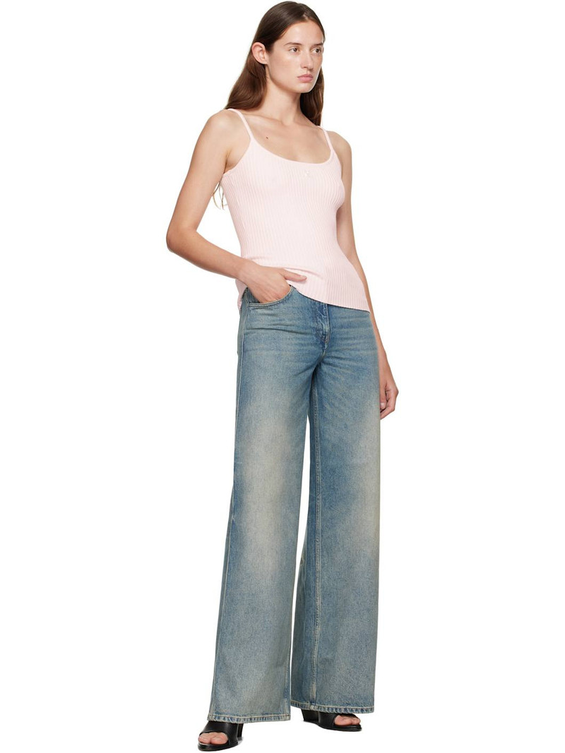 courrèges Pink Reedition Knit Tank Top outlook