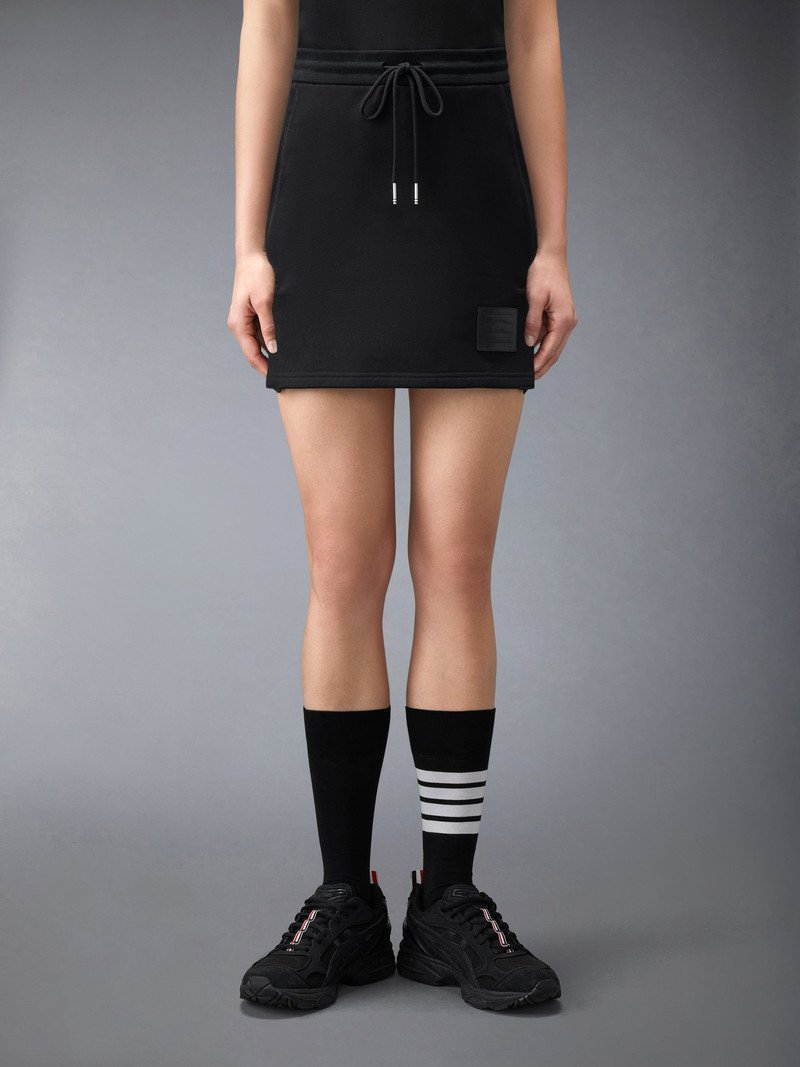 Thom Browne CLASSIC LOOPBACK JERSEY MINI SKIRT outlook