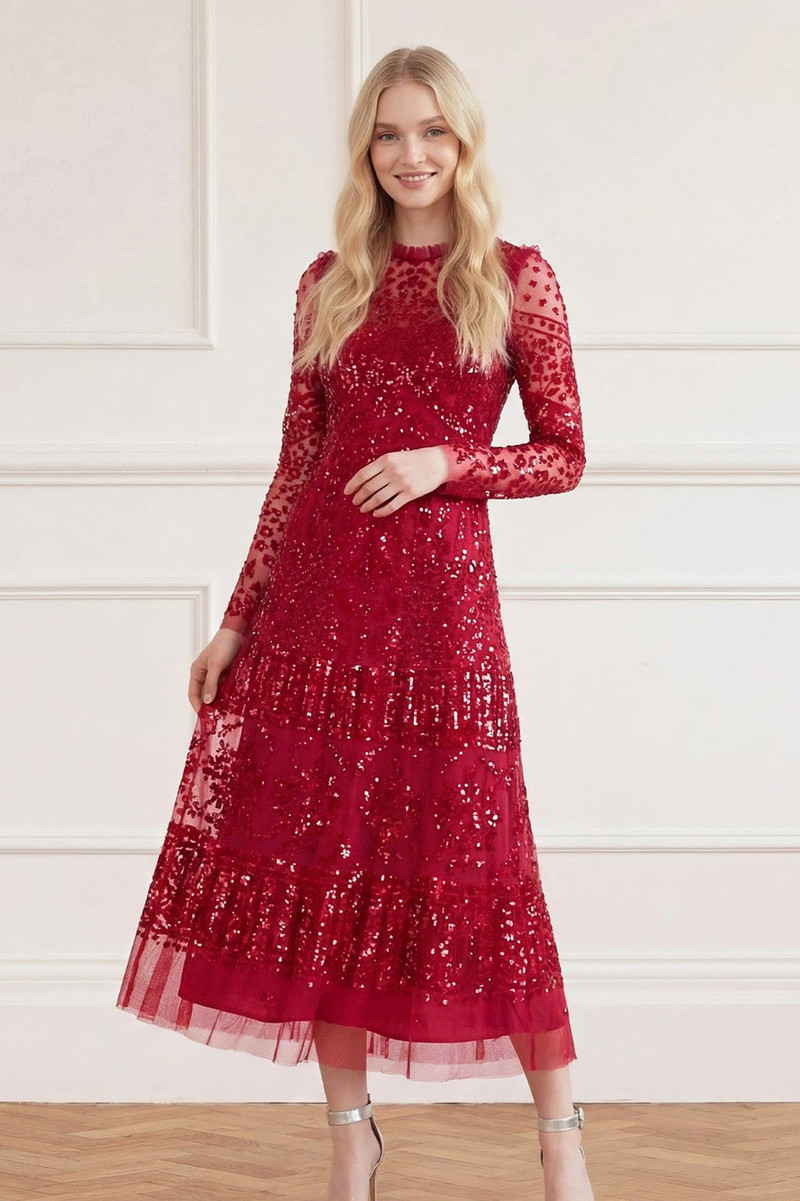 Needle & Thread Aurora Ballerina Dress outlook
