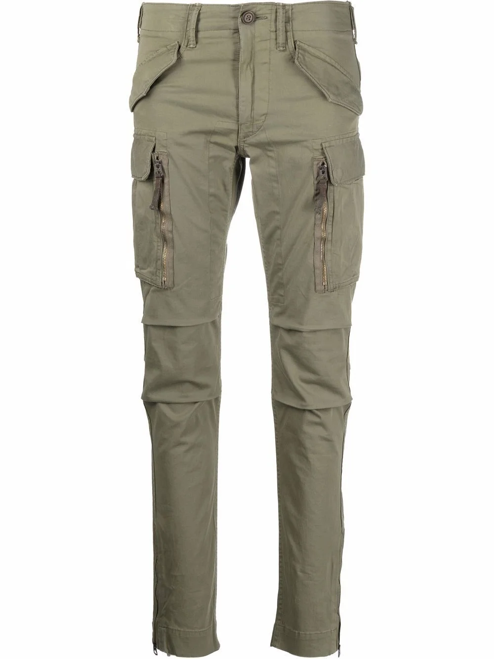 skinny-cut cargo trousers - 1