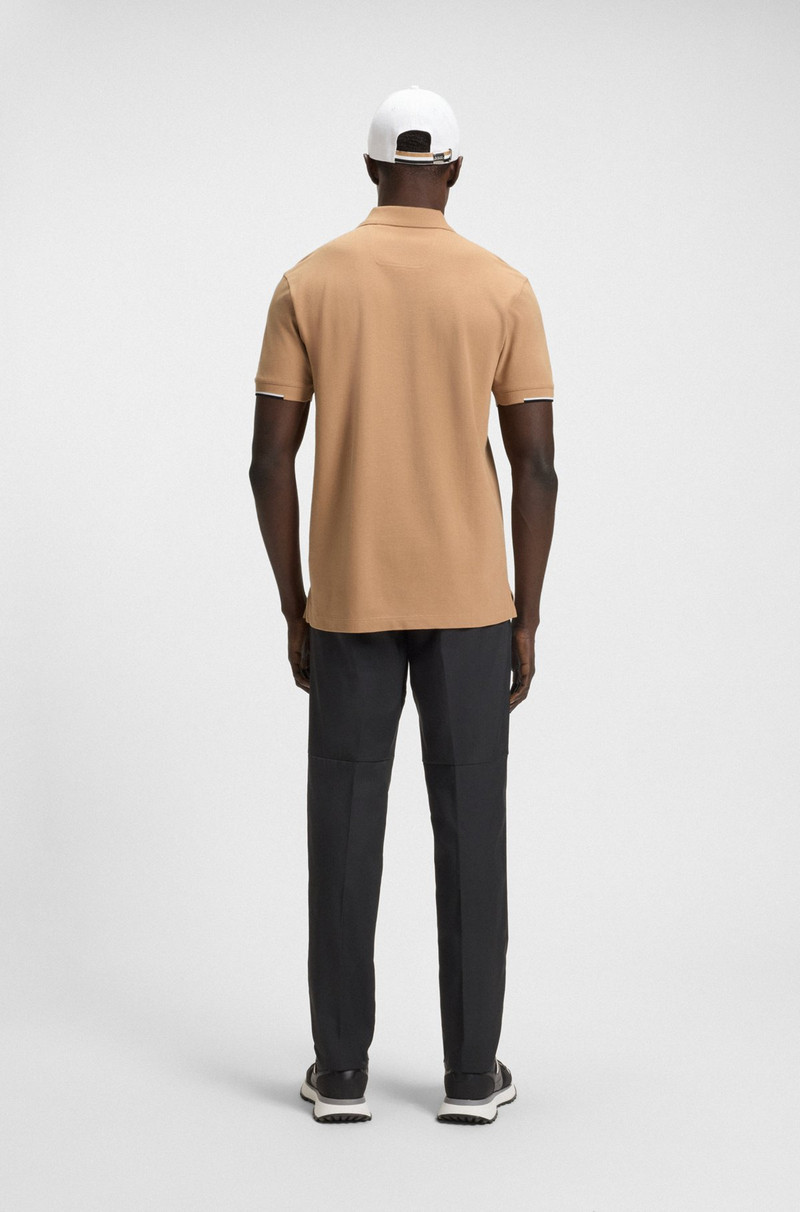 ACTIVE PADDY MERCERIZED-COTTON POLO SHIRT WITH GRID TRIMS 5