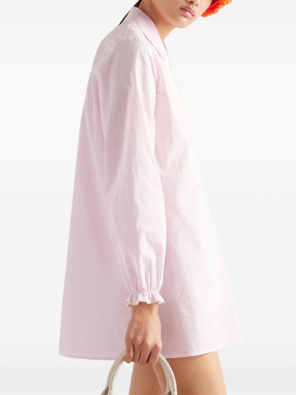Embroidered batiste shirt - 4