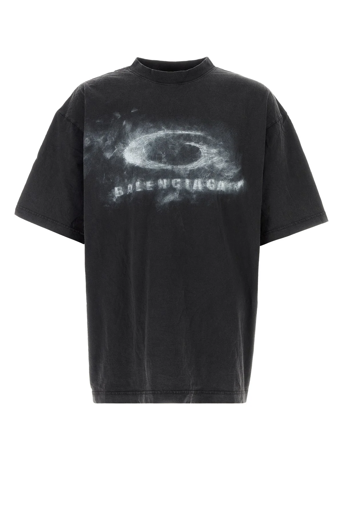 Graphite cotton oversize t-shirt - 1