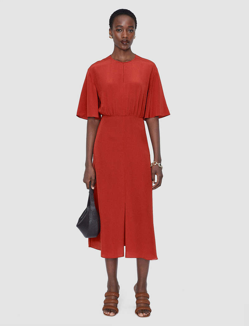 JOSEPH Silsila Crepe de Soie Silk Dress outlook