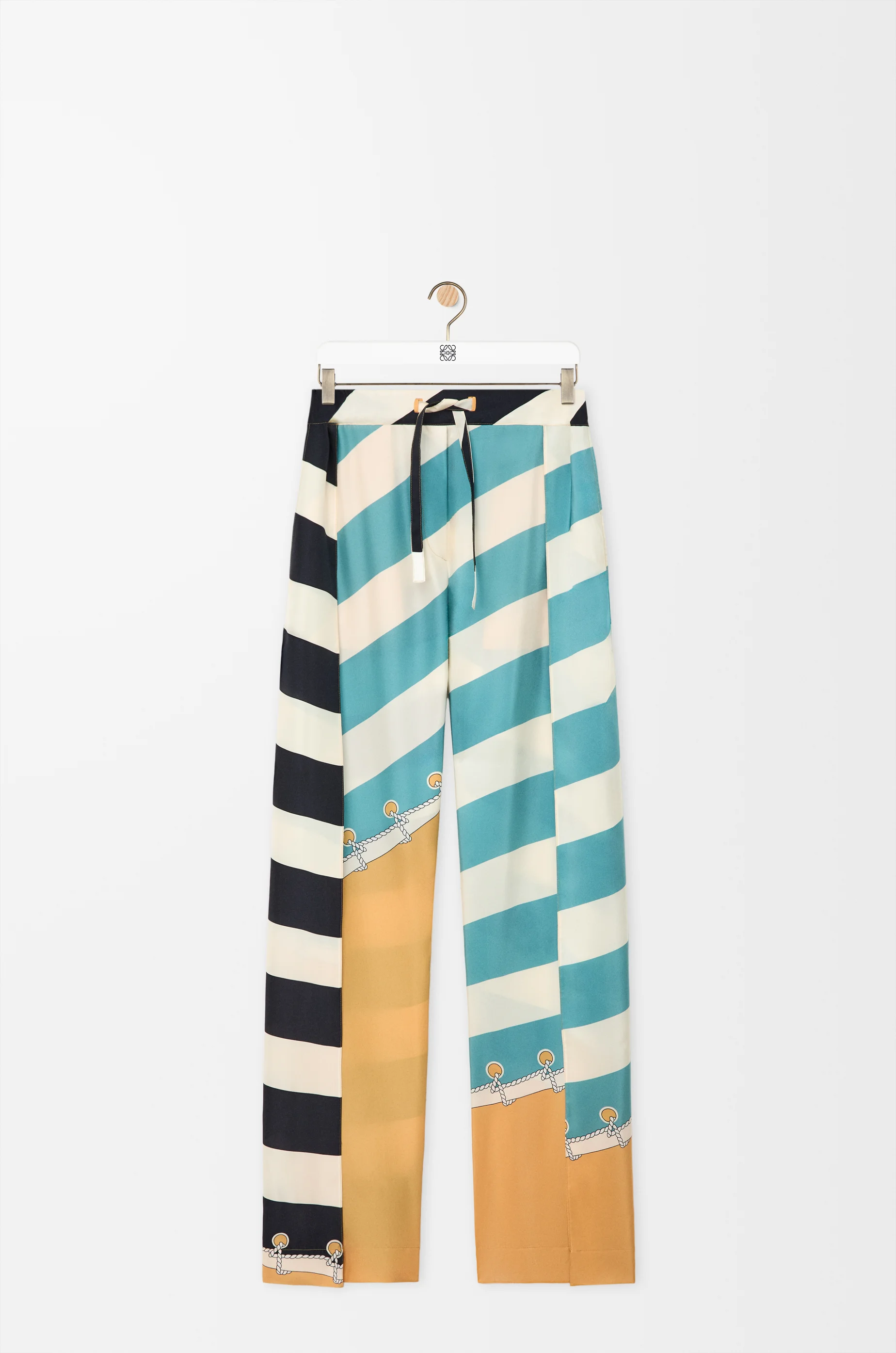 Trousers in silk - 1
