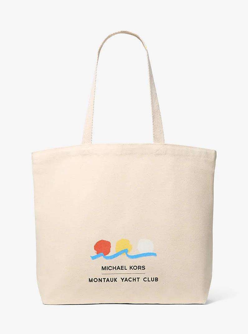 Michael Kors x Montauk Yacht Club Cotton Canvas Tote Bag - 1
