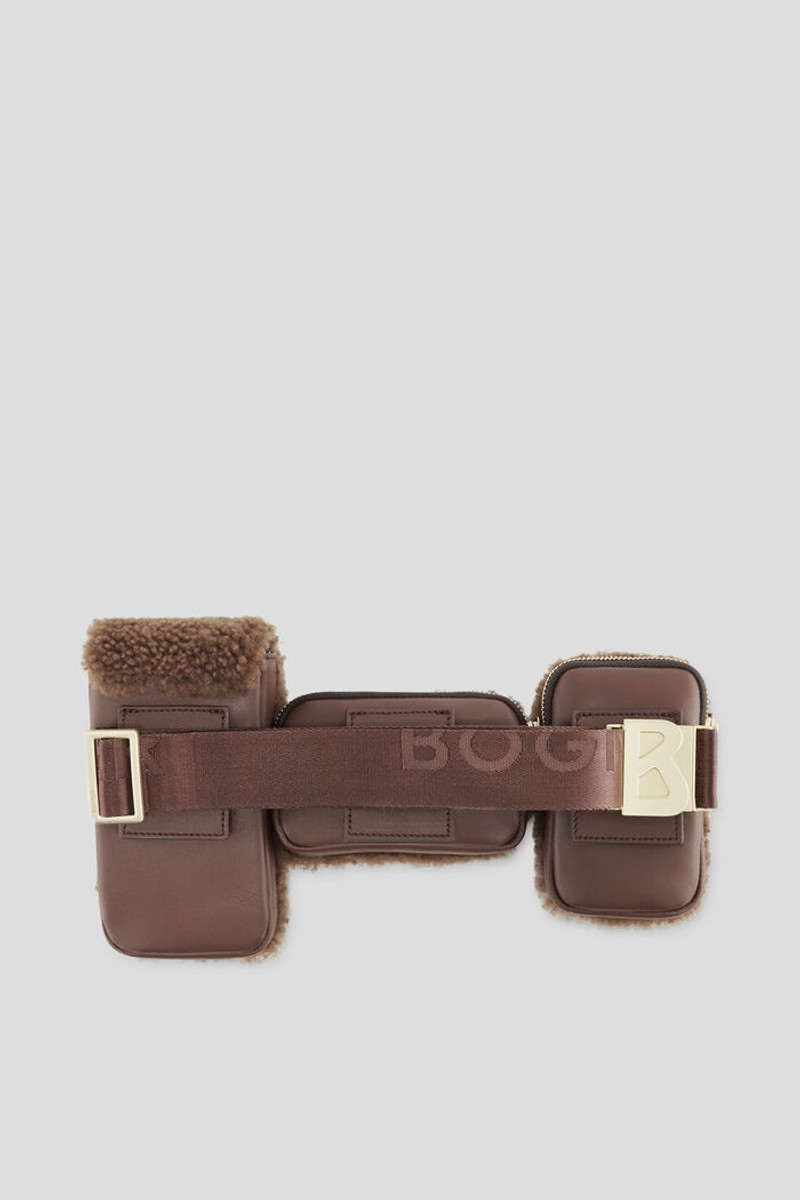 BOGNER Valmorel Enja Multipocket belt bag in Brown outlook