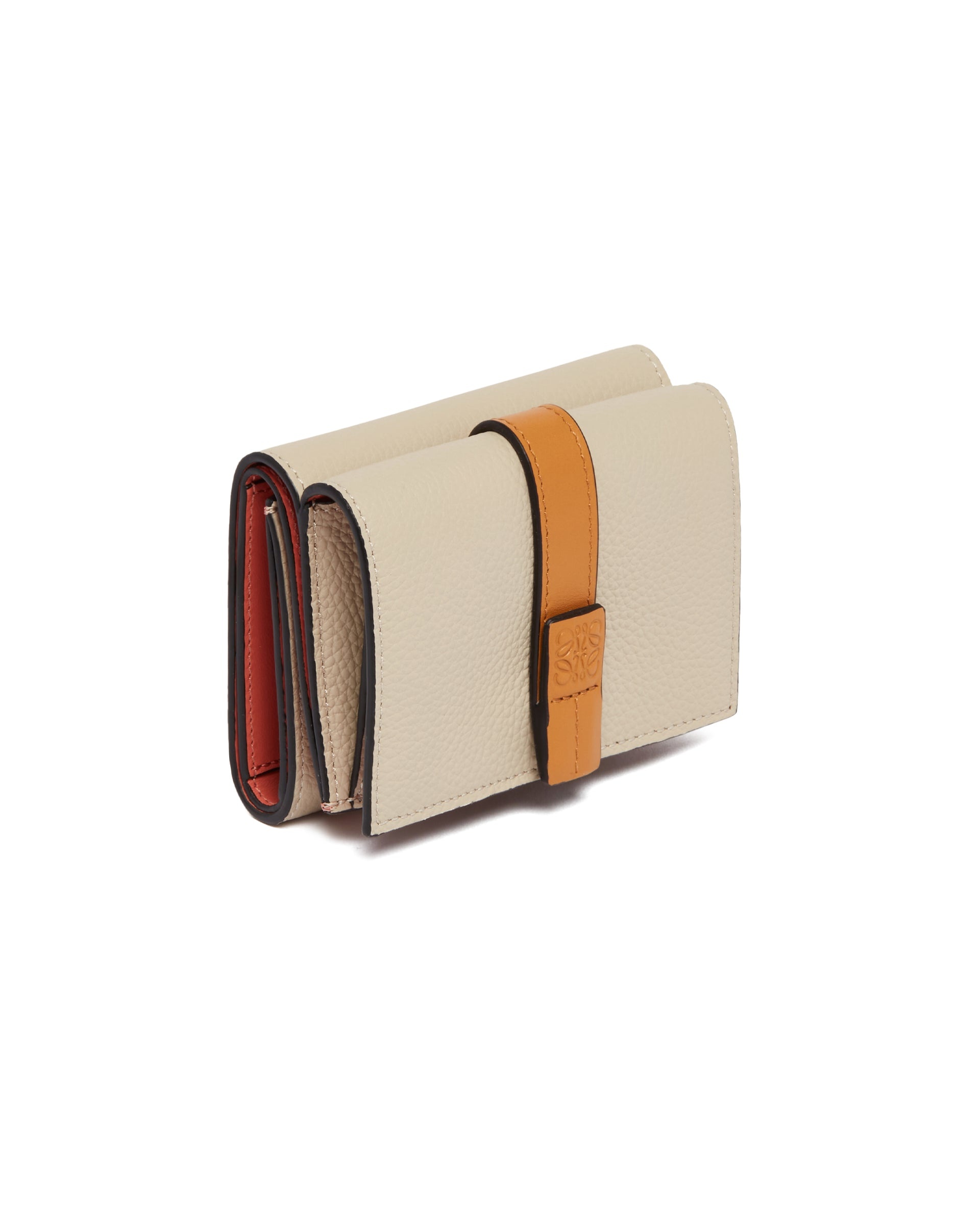 Gray Leather Trifold Wallet - 4