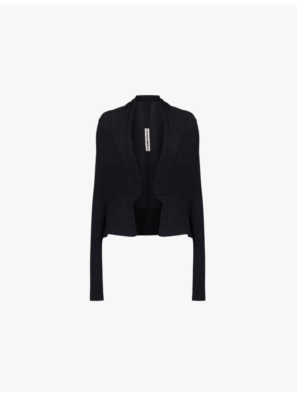 Wrap-front relaxed-fit wool cardigan - 1