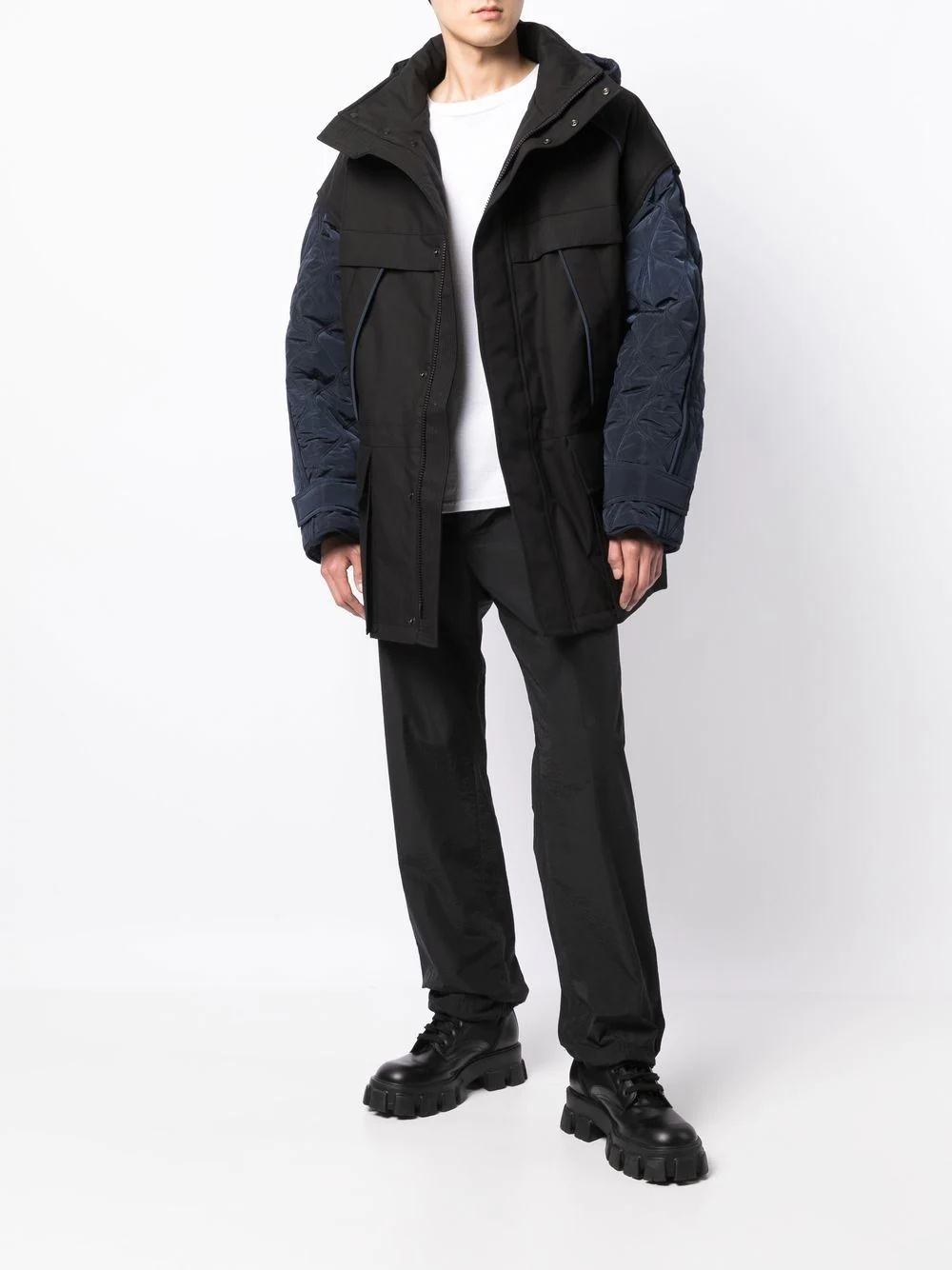 zip-up padded jacket - 2