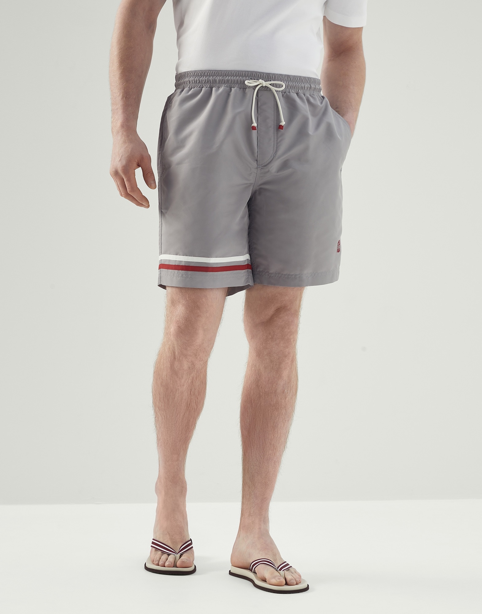 Swim shorts with stripe details - 1