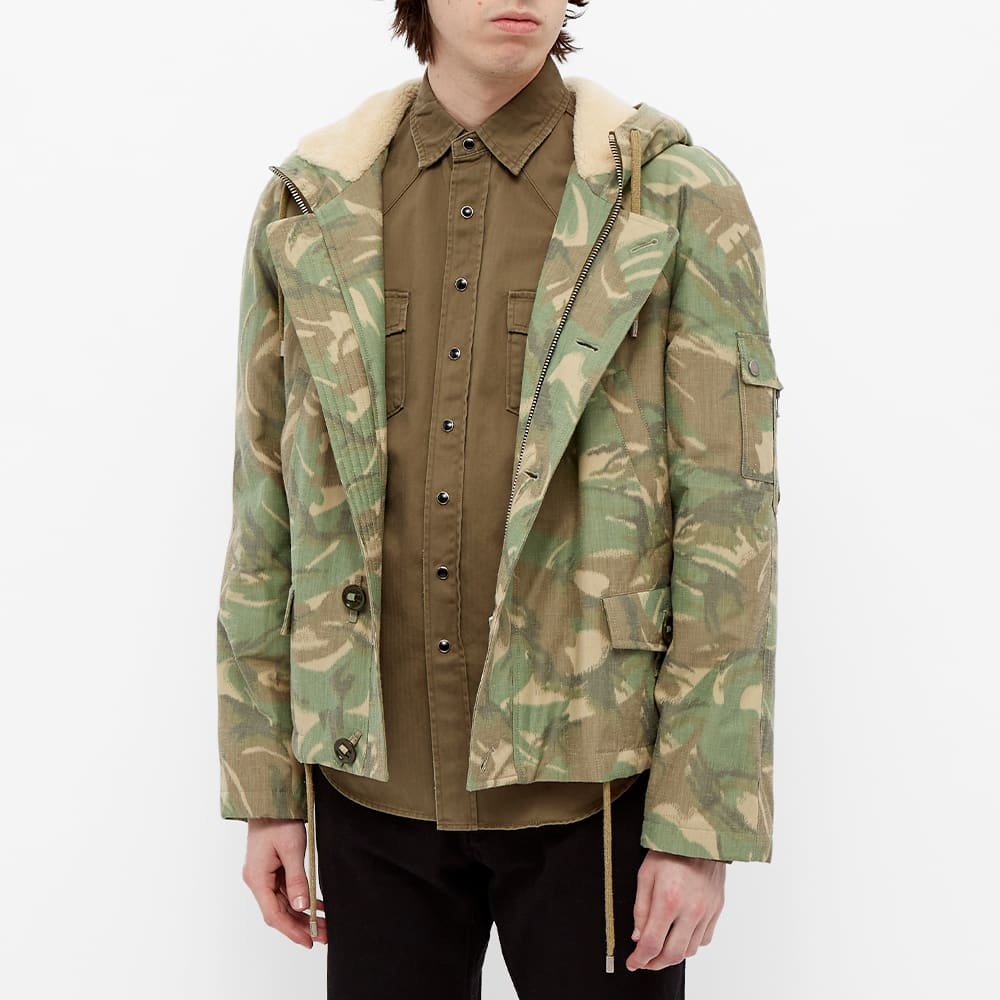 Saint Laurent Shearling Lined Parka - 5