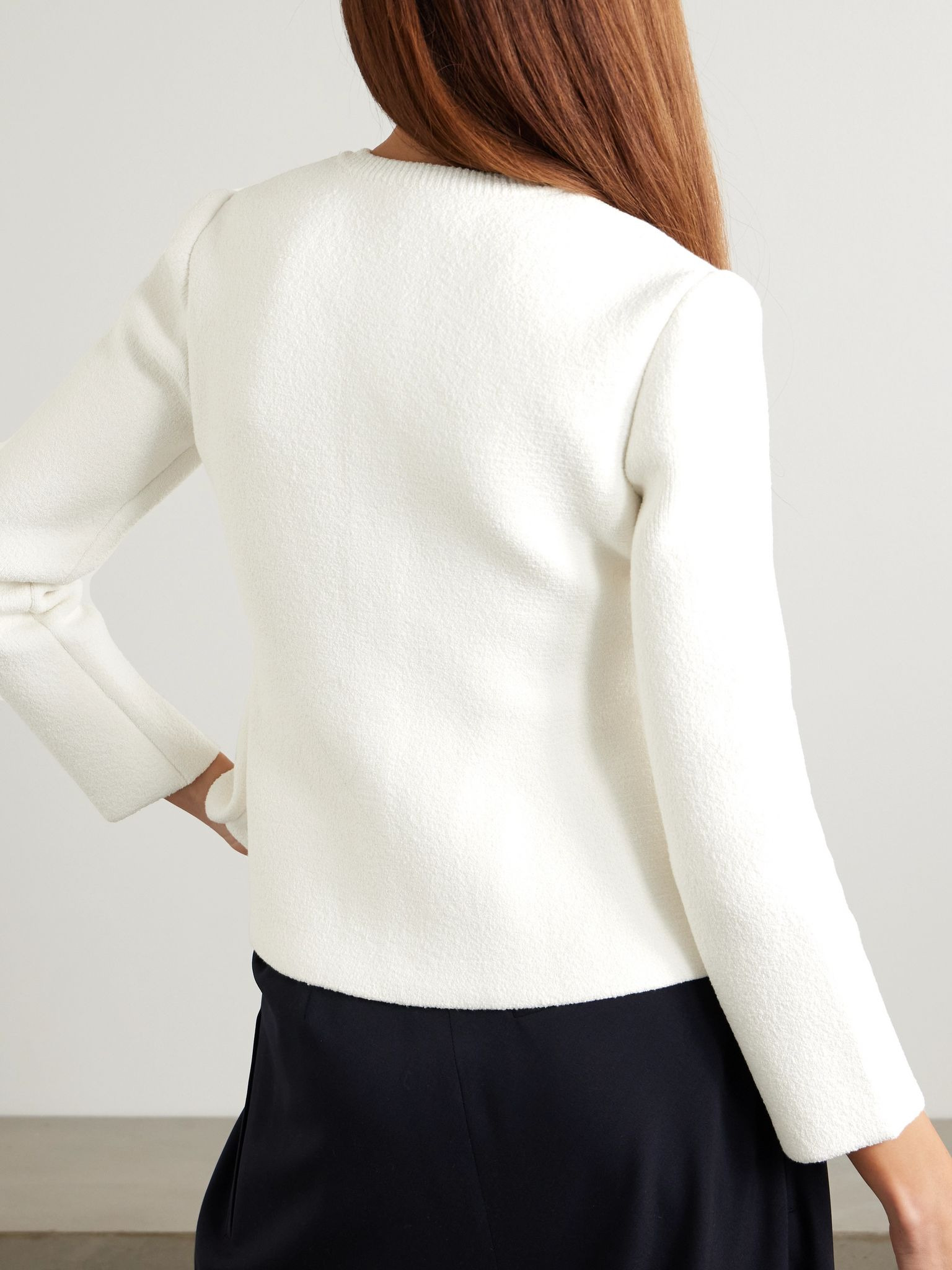 Chenille cardigan White - 3