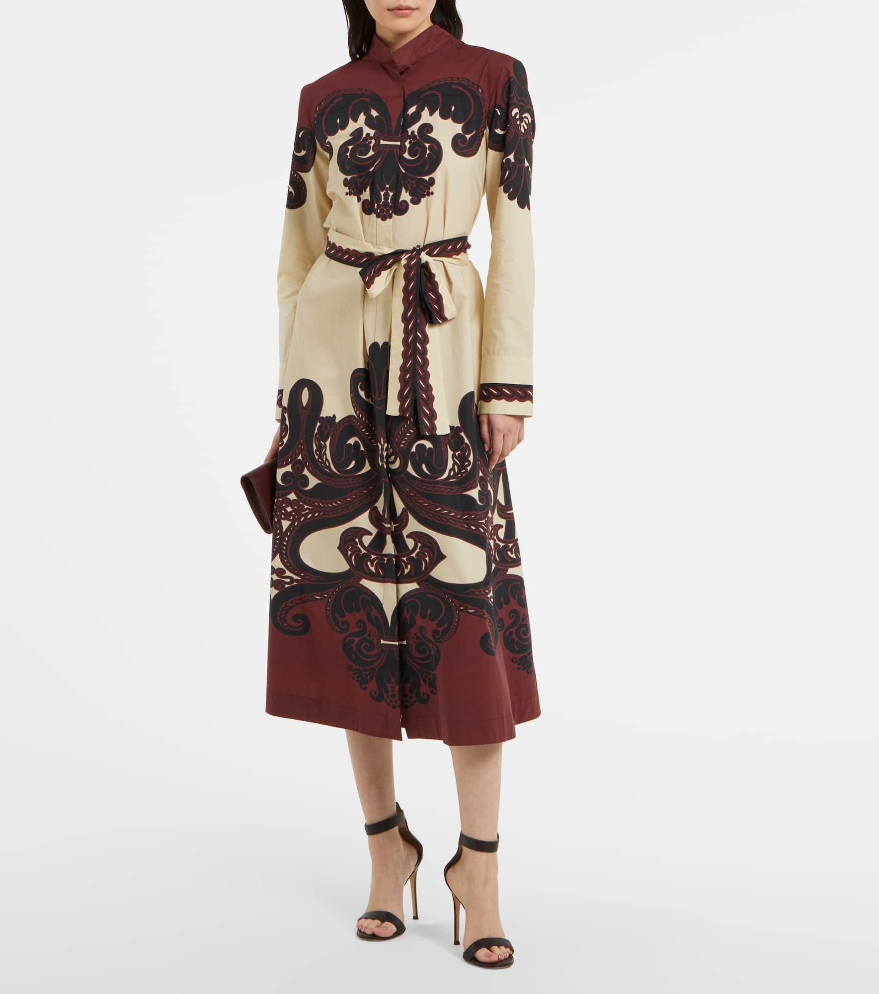 Sundowner printed cotton poplin midi dress - 2