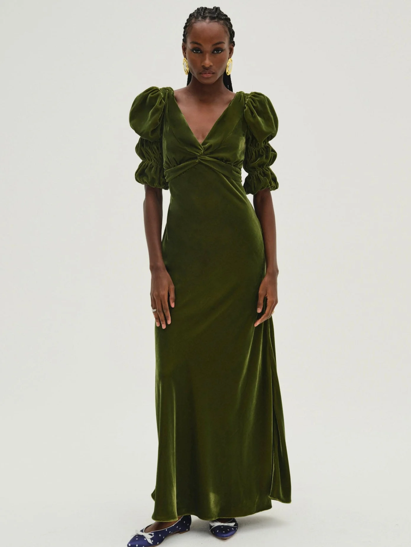 Martini Velvet Maxi Dress - 1