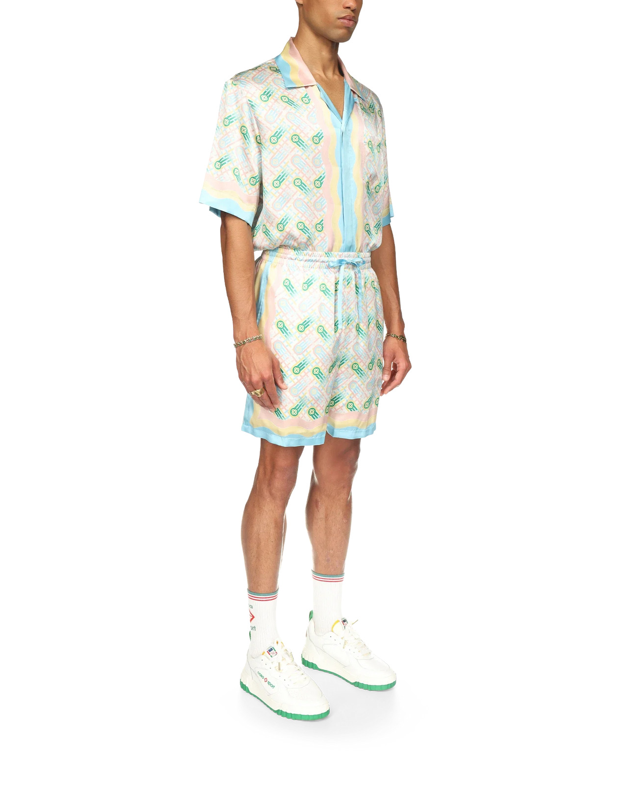 Ping Pong Silk Shorts | Casablanca Paris - 5